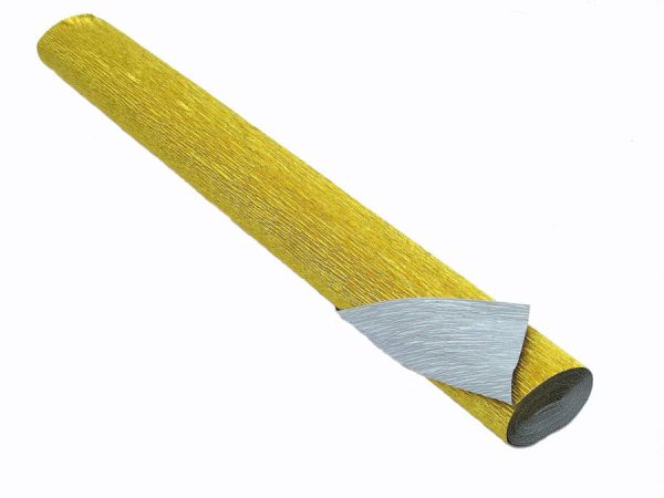 Metallic Gold Crepe Paper on Sale